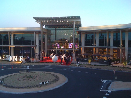 The new Chadstone entrance (look out for the LED Crystals on the ceiling)