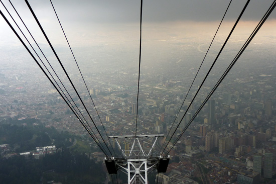 Bogota viewed from Monserrate